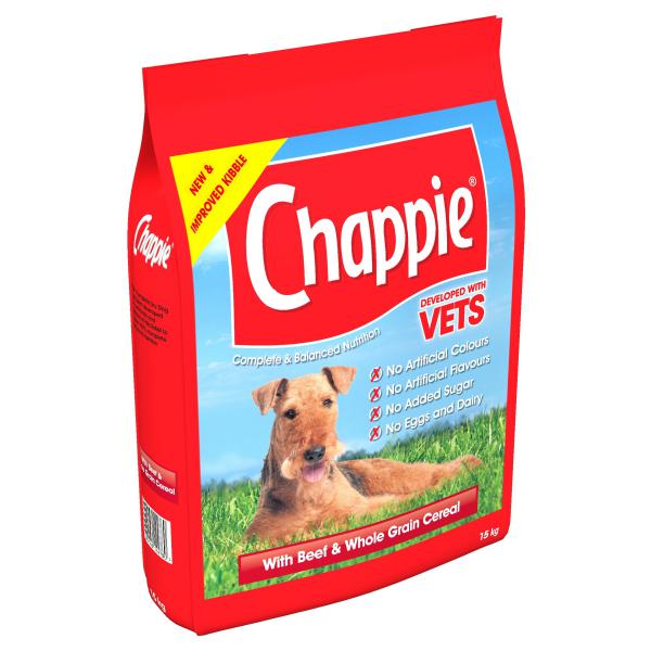 Chappie Complete Beef and Wholegrain Cereal 15kg