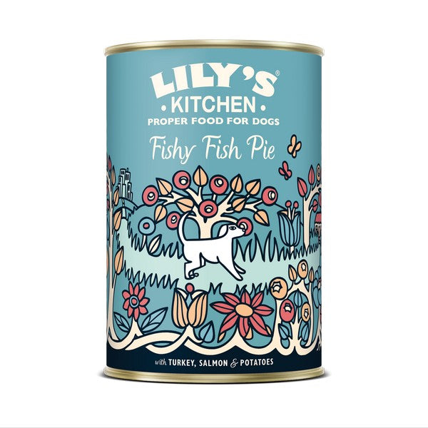 Lilys Kitchen Fishy Fish Pie With Peas for Dogs 400g