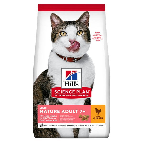 Hills Science Plan Cat Adult Dry Mature Light 1.5kg