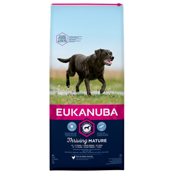 Eukanuba Thriving Mature Breed Dog Food - Chicken