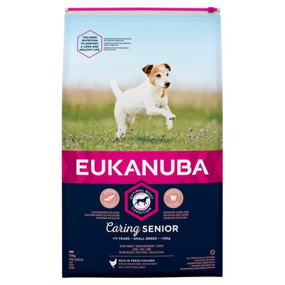 Eukanuba Caring Senior Dog Food - Chicken 12kg