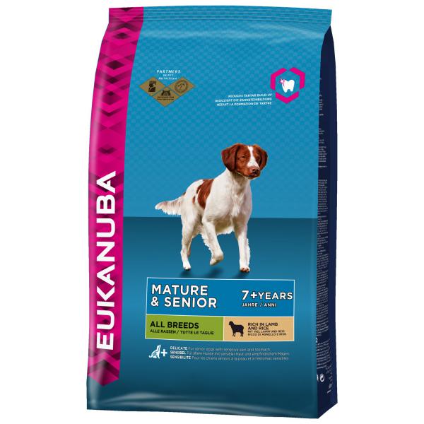 Eukanuba Dog Mature and Senior Lamb and Rice 12kg