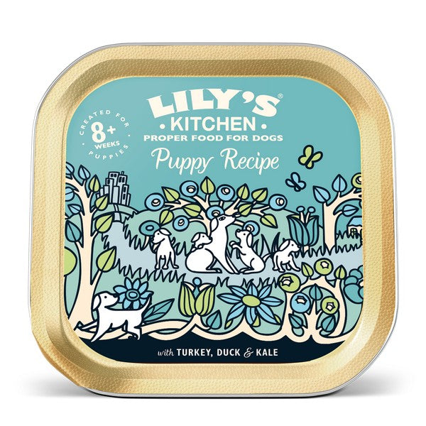 Lilys Kitchen Puppy Recipe Turkey Duck and Kale 150g