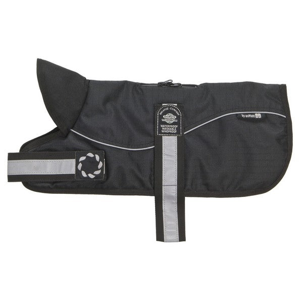 Outhwaite Reflective Black on Black Padded Harness Coat 41cm