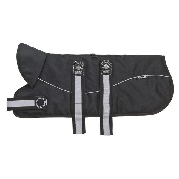 Outhwaite Reflective Black on Black Padded Harness Coat 61cm