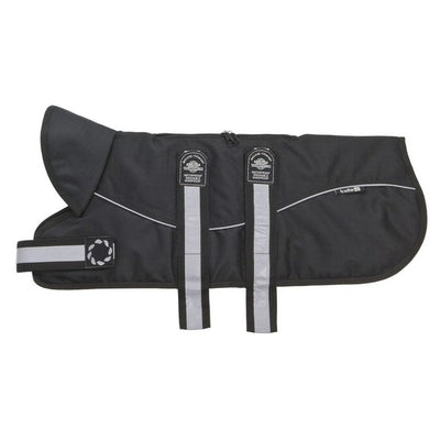 Outhwaite Reflective Black on Black Padded Harness Coat 66cm