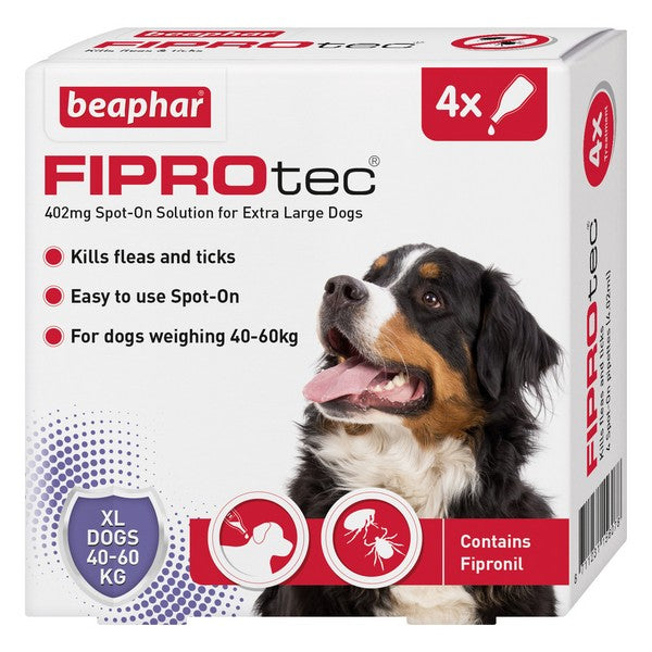 Beaphar Fiprotec Spot On Extra Large Dog (4 Pipette)