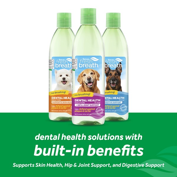 TropiClean Oral Care Dental Health Solution Plus Digestive Support 473ml