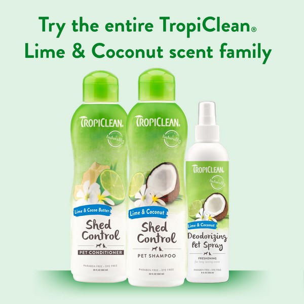 TropiClean Lime and Cocoa Butter Conditioner 355ml