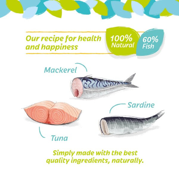 HiLife Its Only Natural Luxury Fish Selection Wet Cat Food 12 x 70g