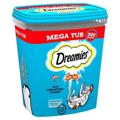 Dreamies Treats with Salmon 350g Tub