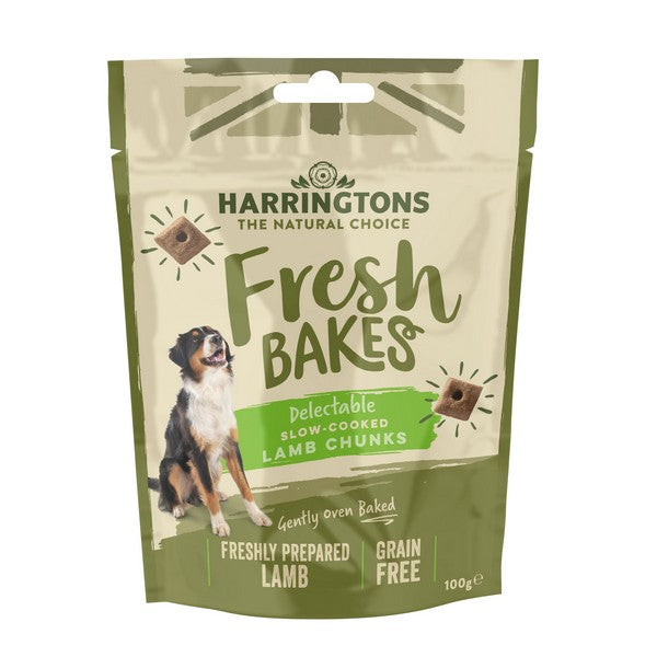 Harringtons Fresh Bakes Lamb Dog Treats 100g