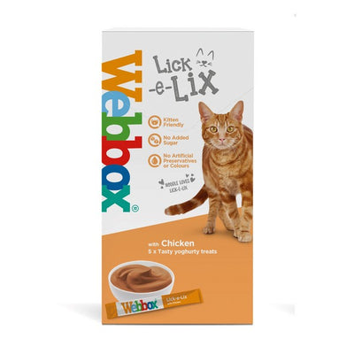 Webbox Cats Delight Lick E Lix Chicken 5 Pk