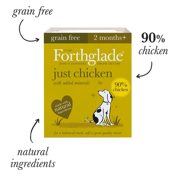 Forthglade Just Chicken Grain Free 395g