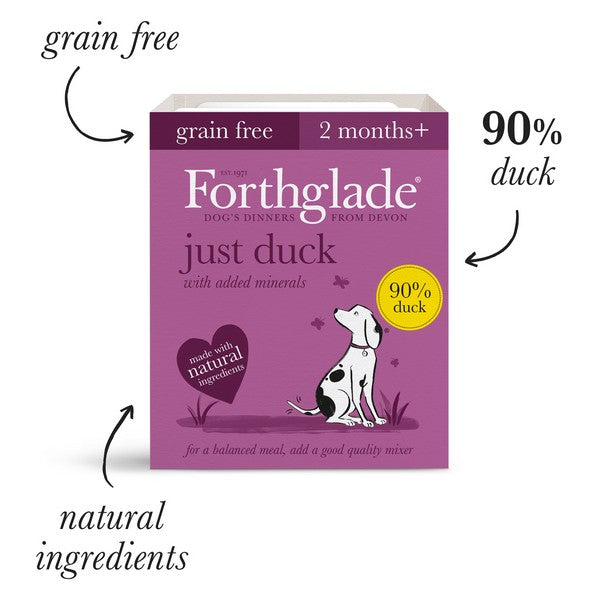 Forthglade Just Duck Grain Free 395g