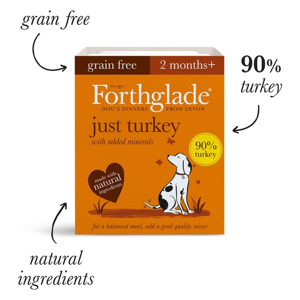 Forthglade Just Turkey Grain Free 395g