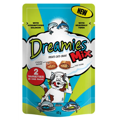 Dreamies Mix Salmon and Tuna 60g