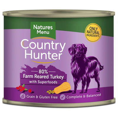 Natures Menu Country Hunter Farm Reared Turkey 600g