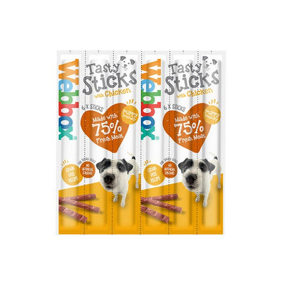 Webbox Dogs Delight Tasty Dog Sticks Chicken 6Stk
