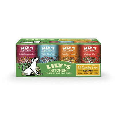 Lilys Kitchen Grain Free Multipack for Dogs 12 x 400g