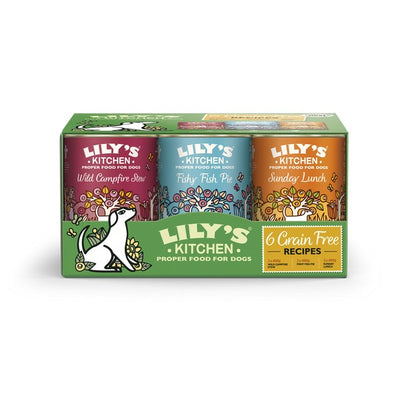 Lilys Kitchen Grain Free Multipack for Dogs 6 x 400g