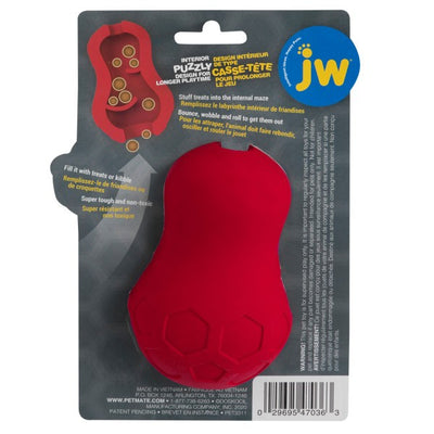 JW Tumble Teez Treat Toy Medium Red