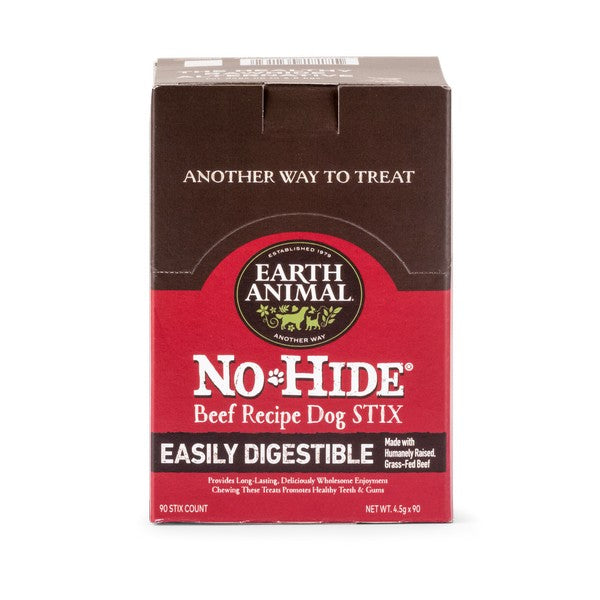 Earth Animal No-Hide Beef STIX- 90 pk (DCSE 90)