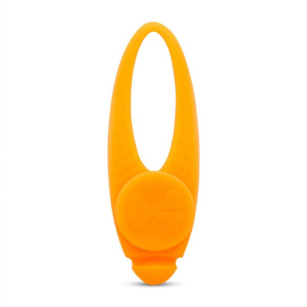 Animal Instincts Flashing Safety Clip Silicone Blinker Orange