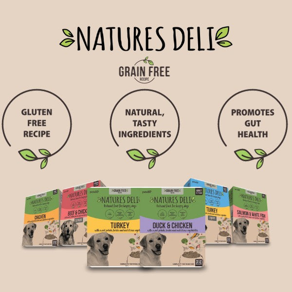 Natures Deli Adult GF Salmon & White Fish 395g