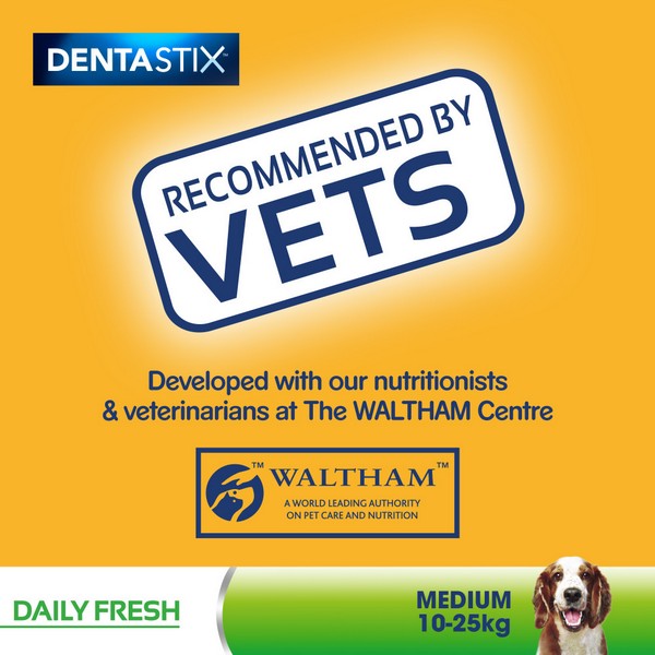 Pedigree Dentastix Fresh Daily Dental Chews Medium Dog 5 Sticks