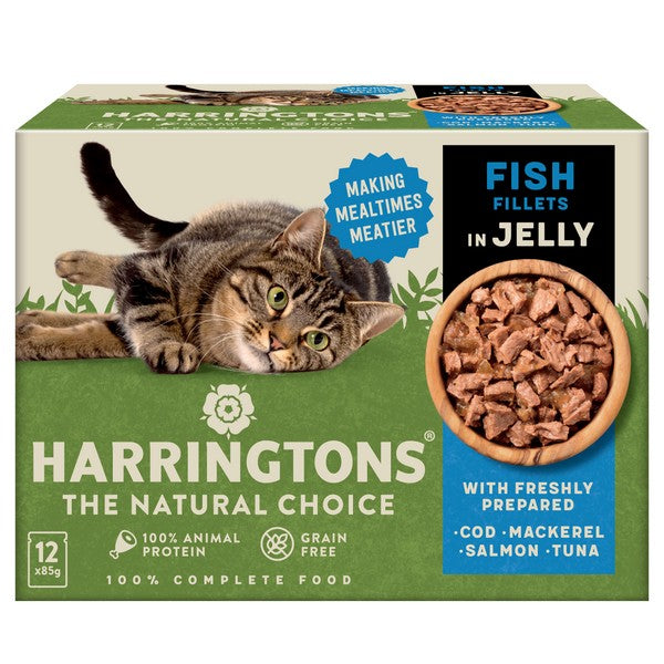 Harringtons Wet Cat Food in Jelly - 12x85g