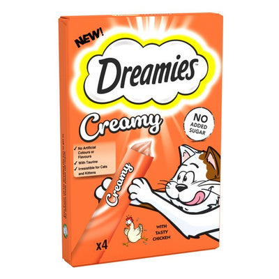 Dreamies Creamy Cat Treats with Chicken 40g