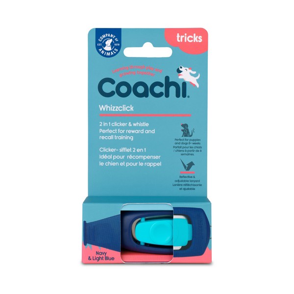 CoA Coachi Whizzclick Navy, Light Blue Button