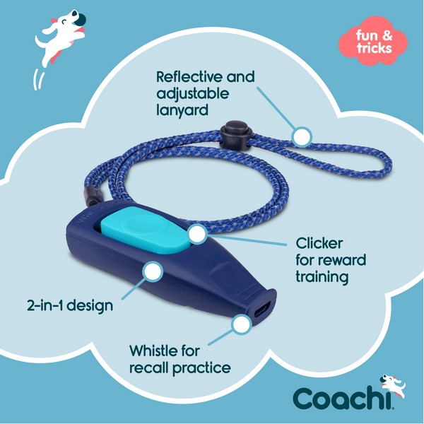 CoA Coachi Whizzclick Navy, Light Blue Button