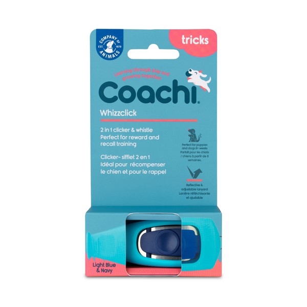CoA Coachi Whizzclick Light Blue, Navy Button