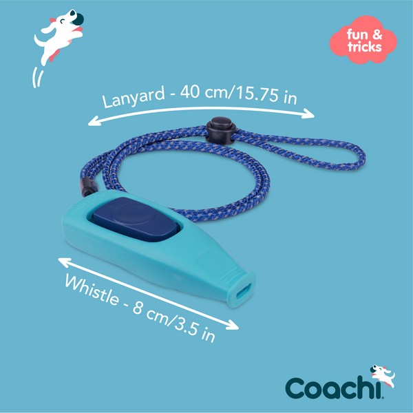 CoA Coachi Whizzclick Light Blue, Navy Button