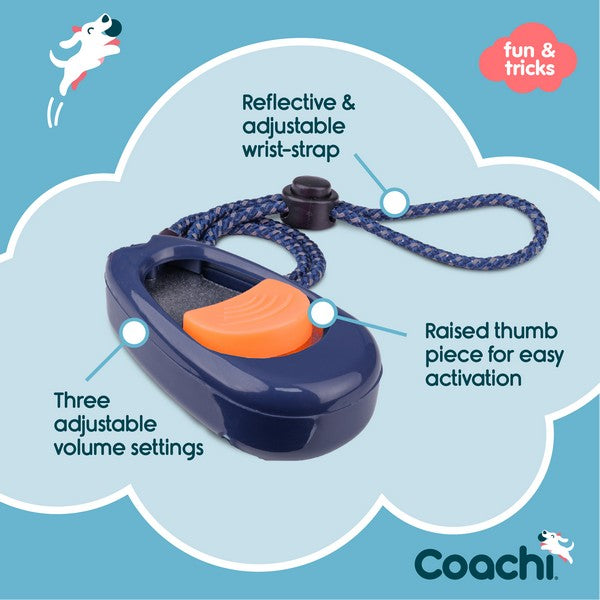 CoA Coachi Multi-Clicker Navy,Coral Button