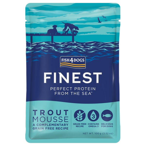 Fish4Dogs Finest Trout Mousse 100g