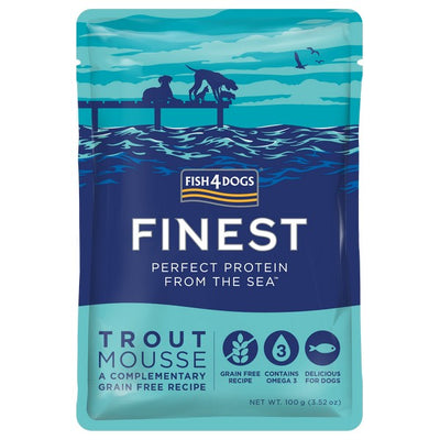 Fish4Dogs Finest Trout Mousse 100g