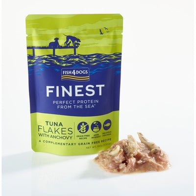 Fish4Dogs Finest Tuna Flakes With Anchovy 100g