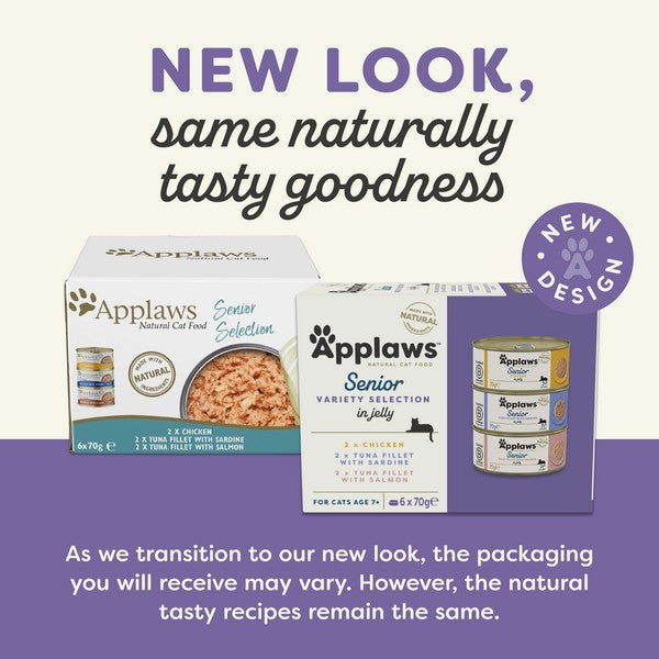 Applaws Cat Tin Multipack (6x70g) Senior Selection