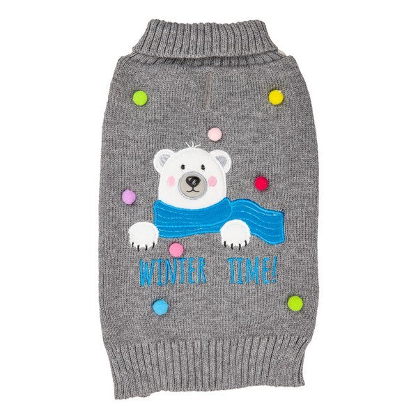 James Marketing Polar Bear Winter Time Jumper Small 23cm
