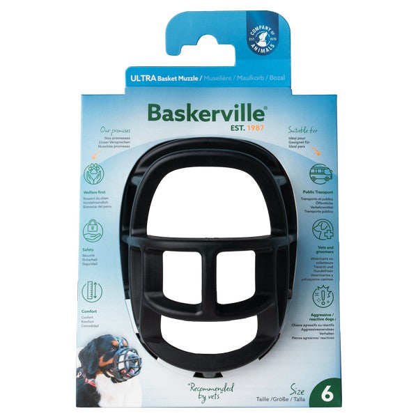 CoA Baskerville Ultra Basket Muzzle Size 6
