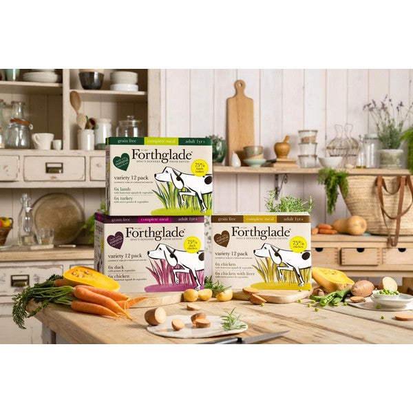 Forthglade Complete Adult GF Variety (Chicken & Duck) & Vegetables 12x395g