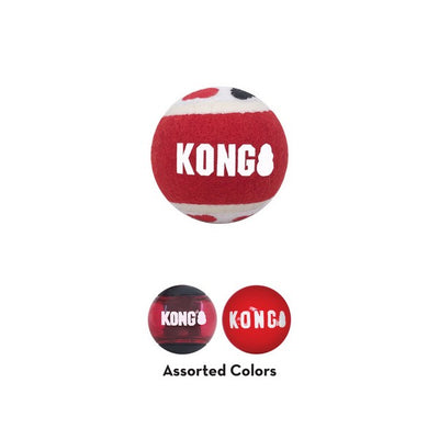 KONG Signature Balls 3pk Assorted Large