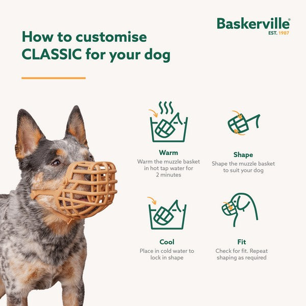 CoA Baskerville Classic Basket Muzzle Size 7