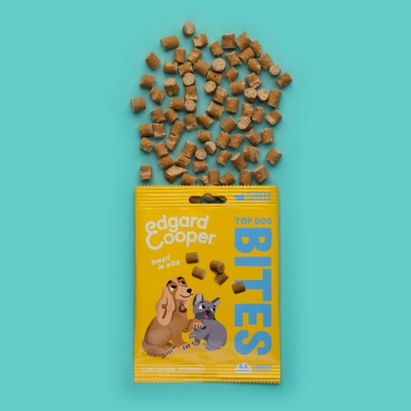 Edgard & Cooper Dog Adult Bites Turkey Small 50g