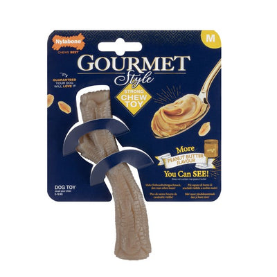 Nylabone Peanut Butter MAX Strong Gourmet Stick Medium