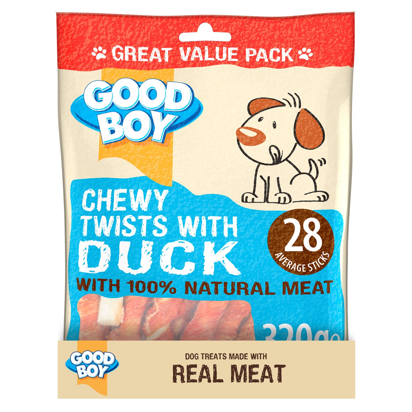 Good Boy Pawsley & Co Chewy Twists With Duck
