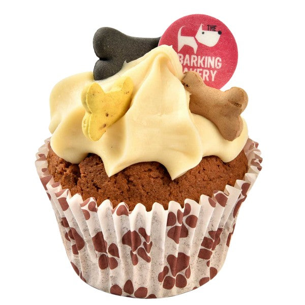 The Barking Bakery Carob Woofin with Vanilla Frosting